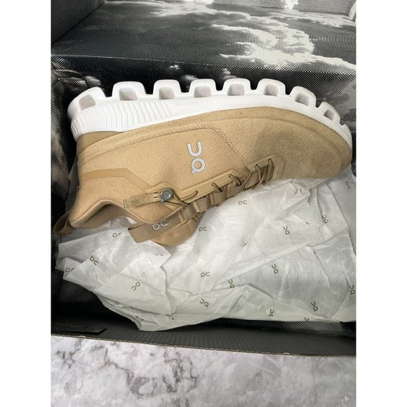 On Cloudswift Monochrome Hi Top Sneakers In Dune Womens Size 9.5 - Picture 10 of 11